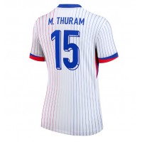 Camiseta Francia Marcus Thuram #15 Visitante Equipación para mujer Eurocopa 2024 manga corta